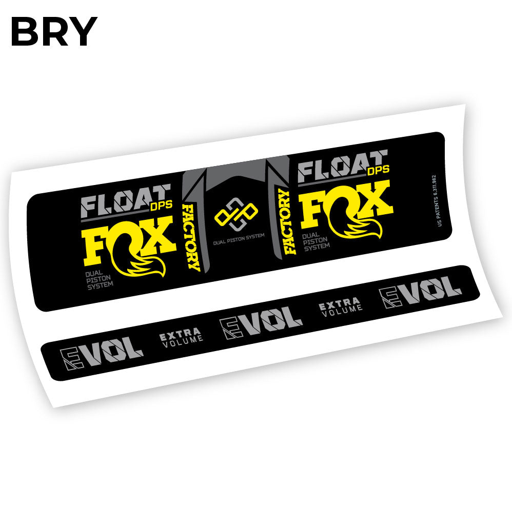 Autocollant Fox Float DPS 2021, autocollant Amortisseur Vinyle