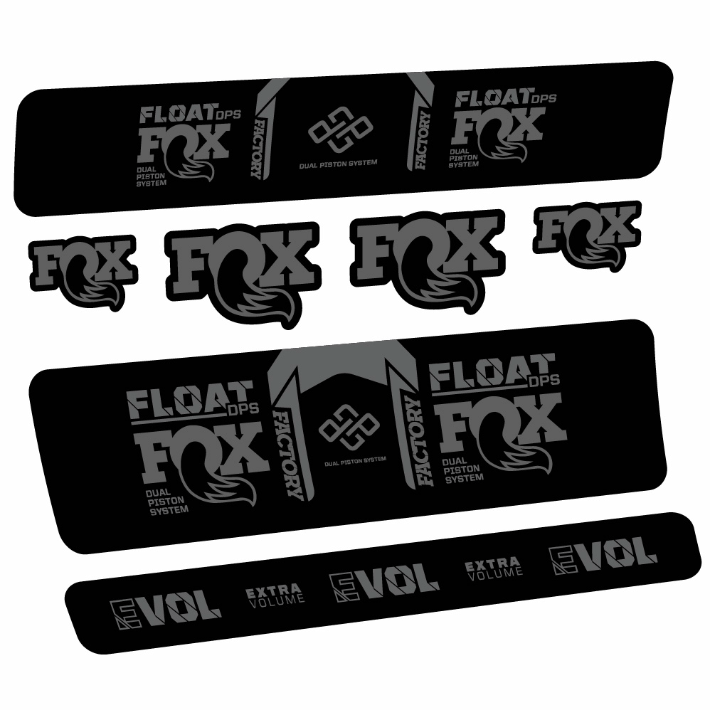 Autocollant Fox Float Factory DPS, Shock Absorber, Autocollant Vélo vinyle