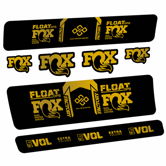 Autocollant Fox Float Factory DPS, Shock Absorber, Autocollant Vélo vinyle