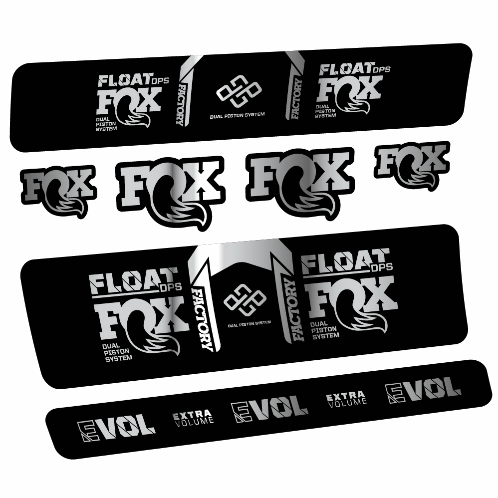 Autocollant Fox Float Factory DPS, Shock Absorber, Autocollant Vélo vinyle