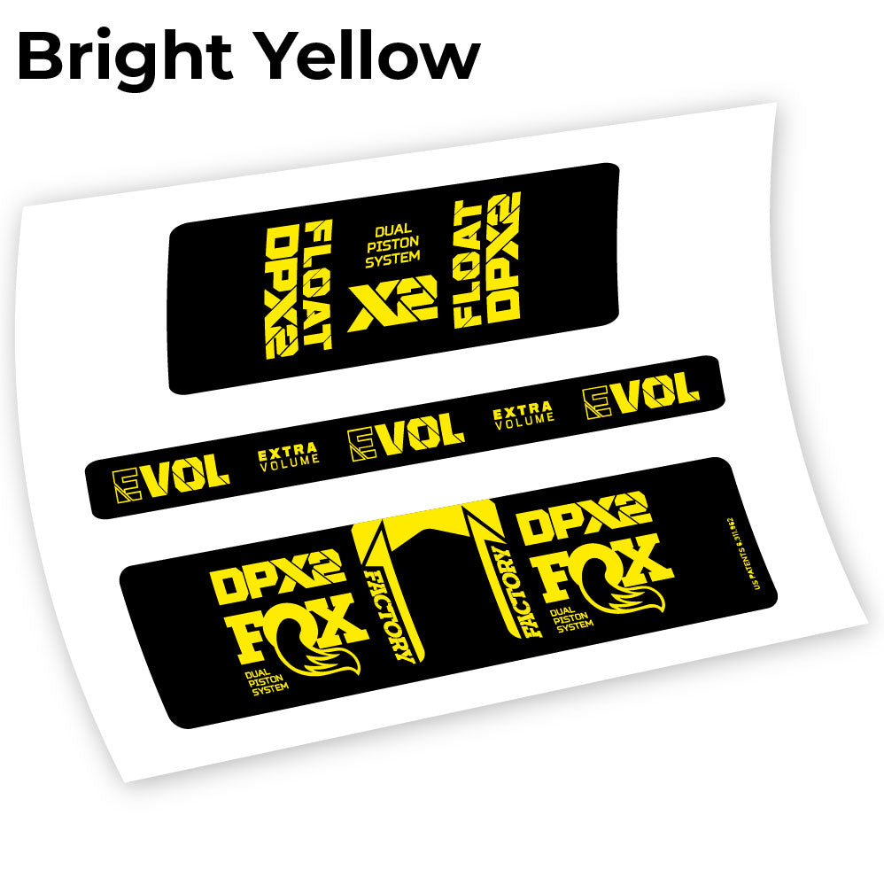 Autocollant FoxDPX2 2021, Autocollant Amortisseur Vinyle