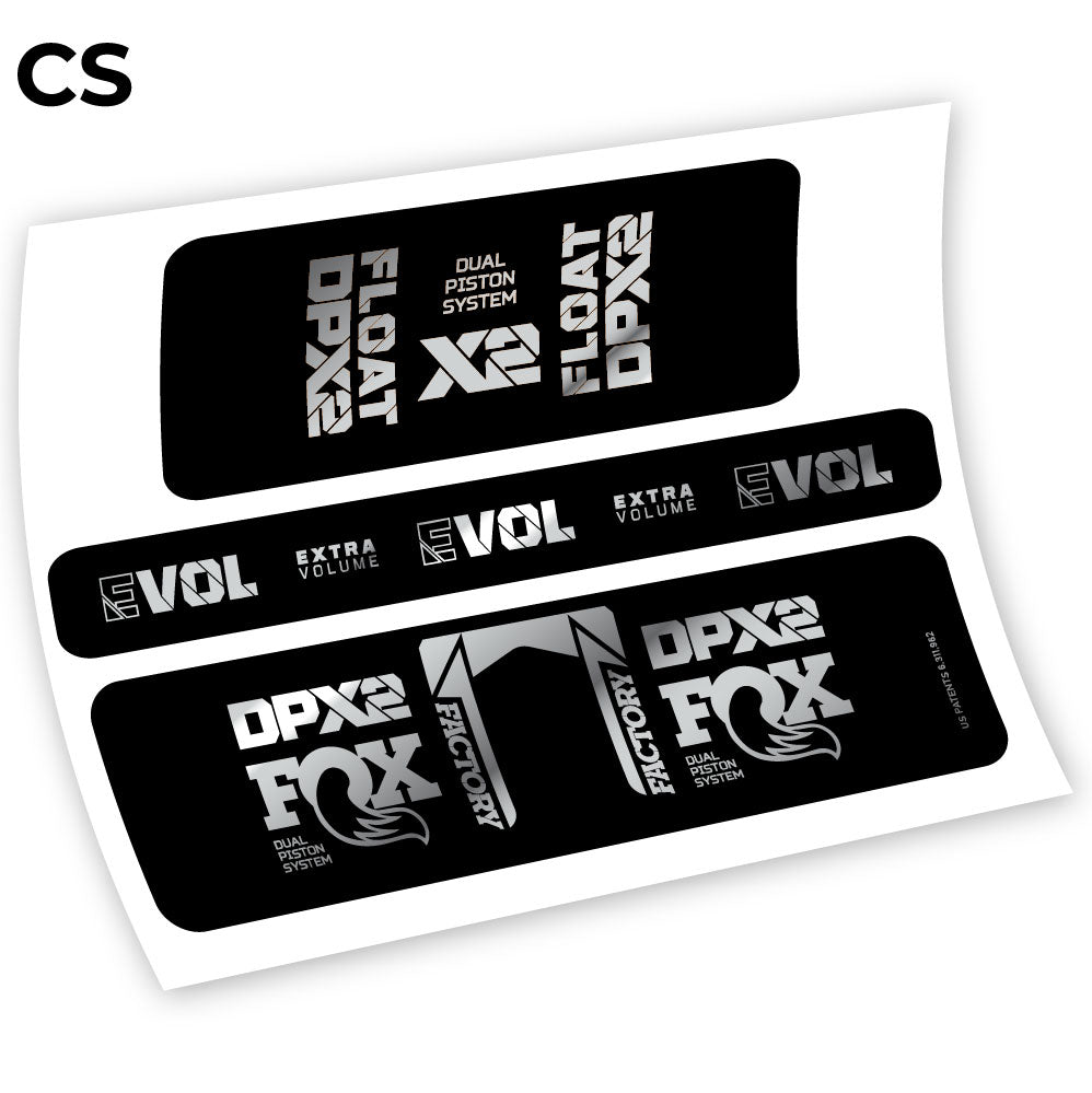 Fox Float Factory Racing DPX2 2021, autocollant Amortisseur Vinyle