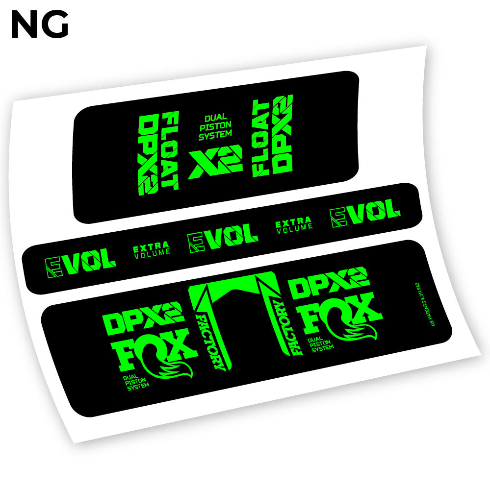 Fox Float Factory Racing DPX2 2021, autocollant Amortisseur Vinyle