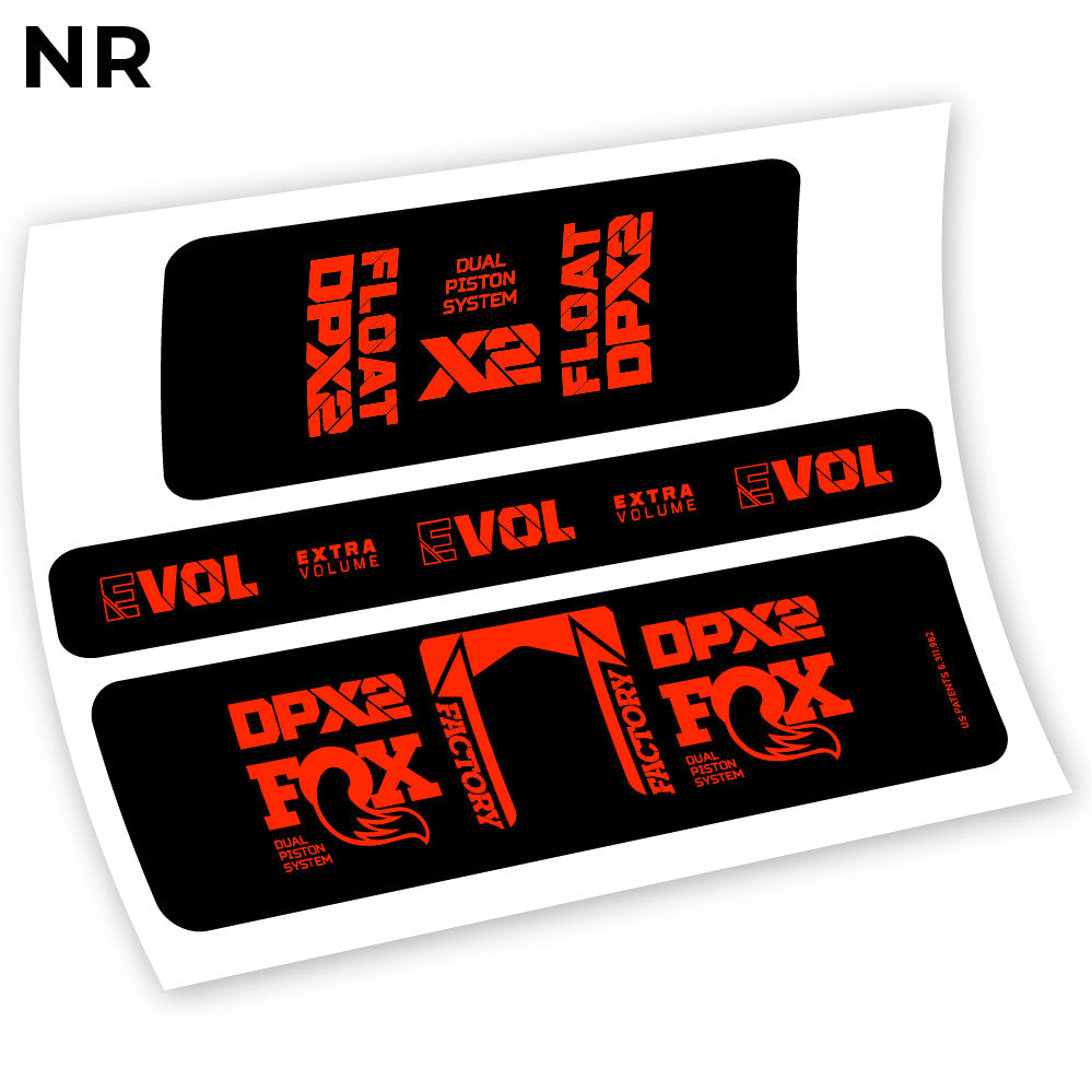 Fox Float Factory Racing DPX2 2021, autocollant Amortisseur Vinyle