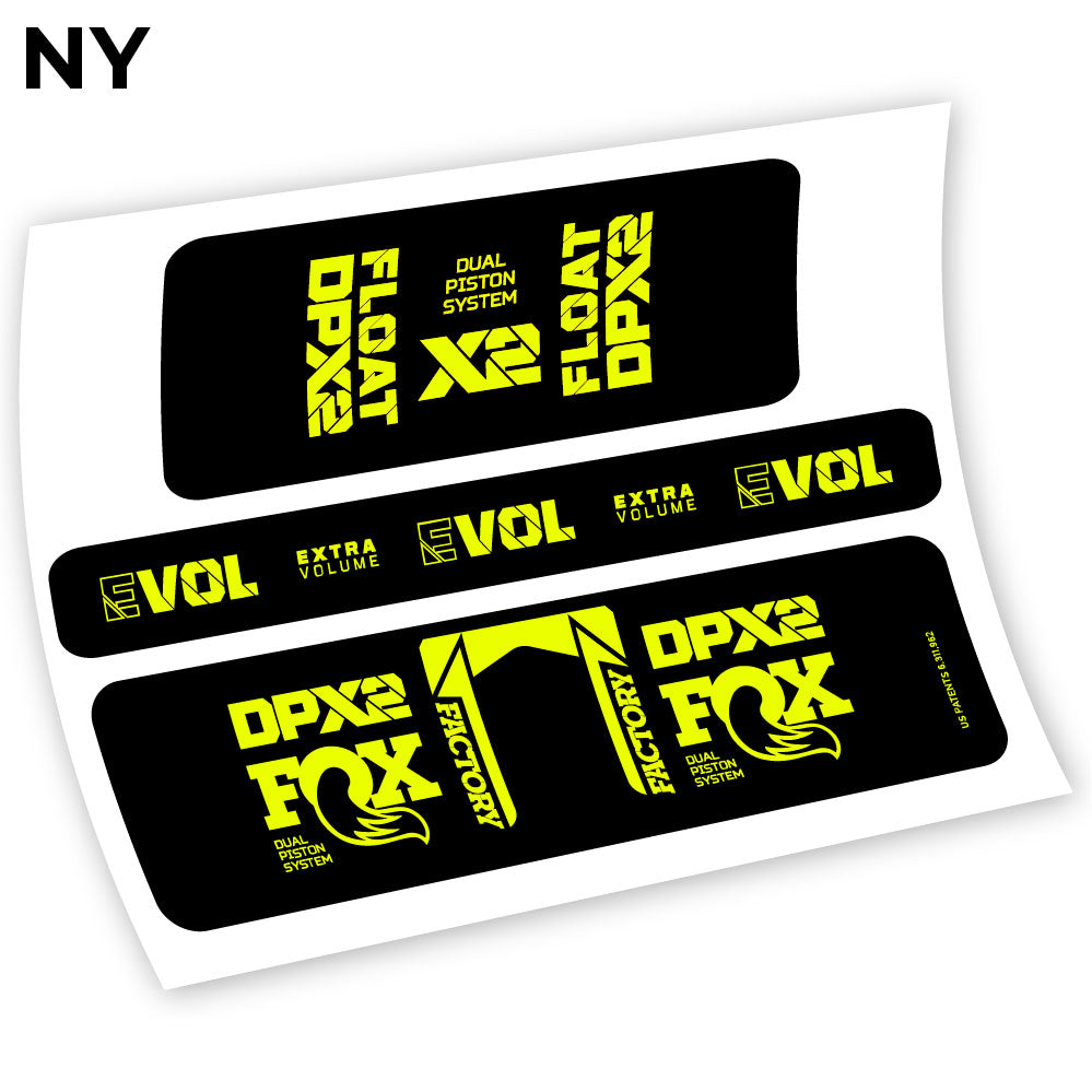 Fox Float Factory Racing DPX2 2021, autocollant Amortisseur Vinyle