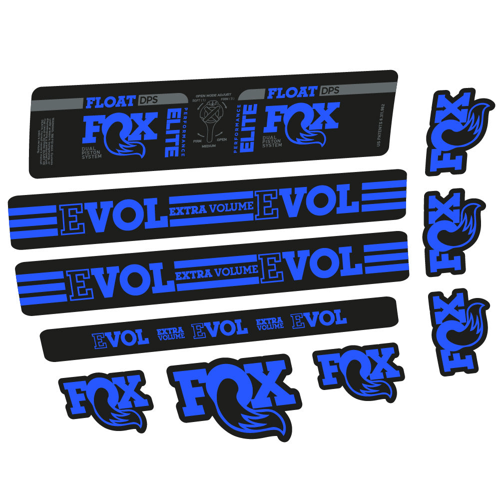 Autocollant Fox Float DPS Elite, Amortisseur, Vélo vinyle sticker