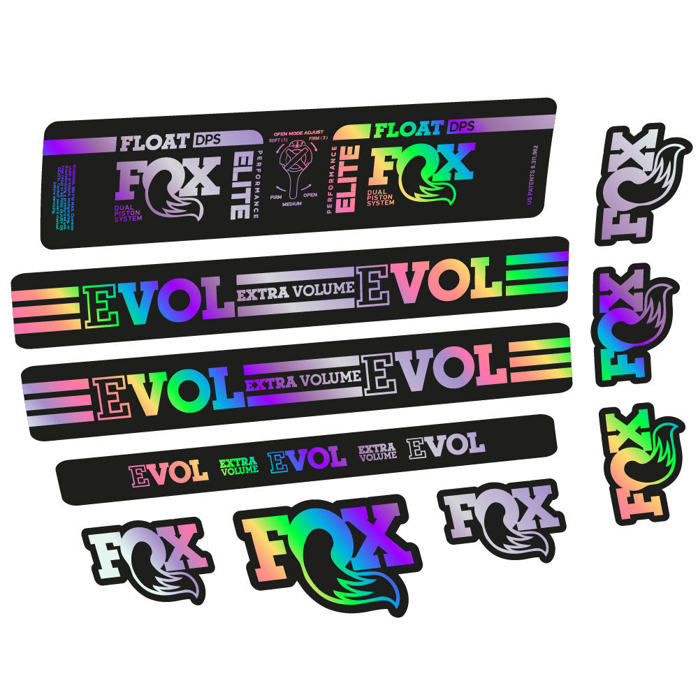 Autocollant Fox Float DPS Elite, Amortisseur, Vélo vinyle sticker
