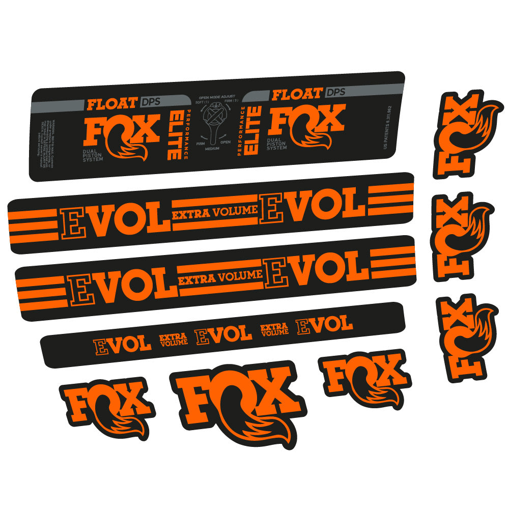 Autocollant Fox Float DPS Elite, Amortisseur, Vélo vinyle sticker