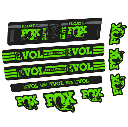 Autocollant Fox Float DPS Elite, Amortisseur, Vélo vinyle sticker