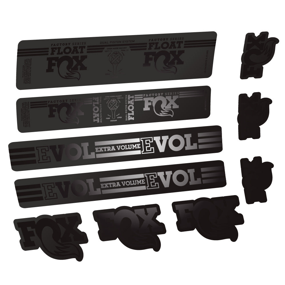 Autocollant Fox Float DPS Factory, Amortisseur, Autocollant vélo vinyle
