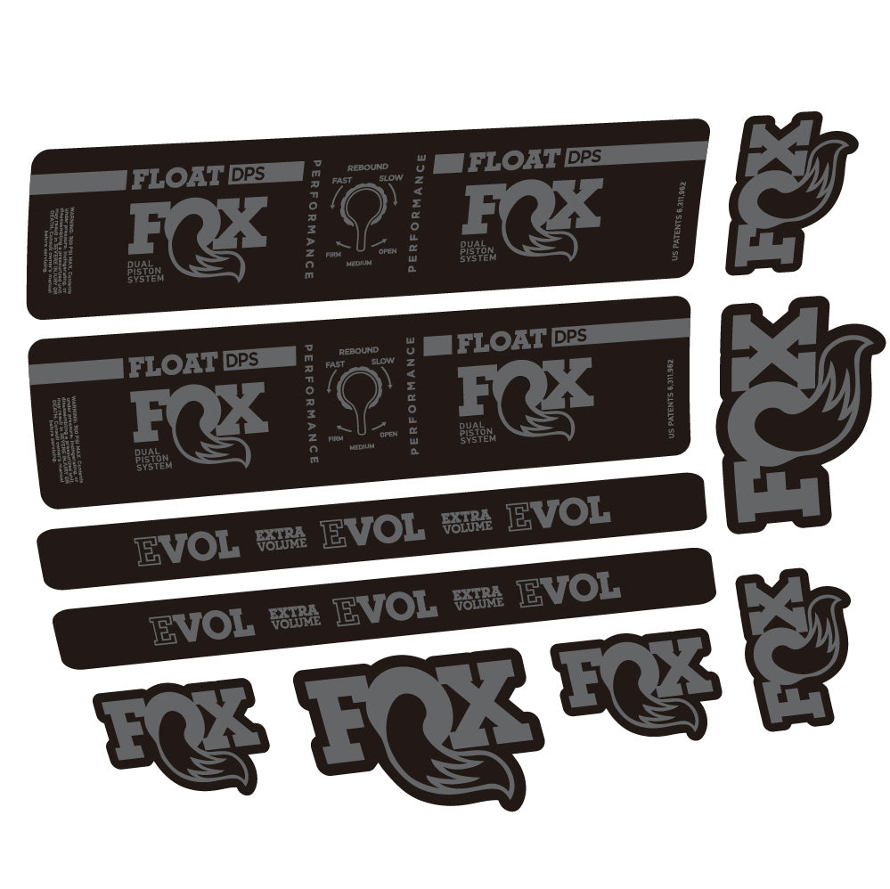 Autocollant Fox Float DPS Performance, Amortisseur, Vélo vinyle autocollant