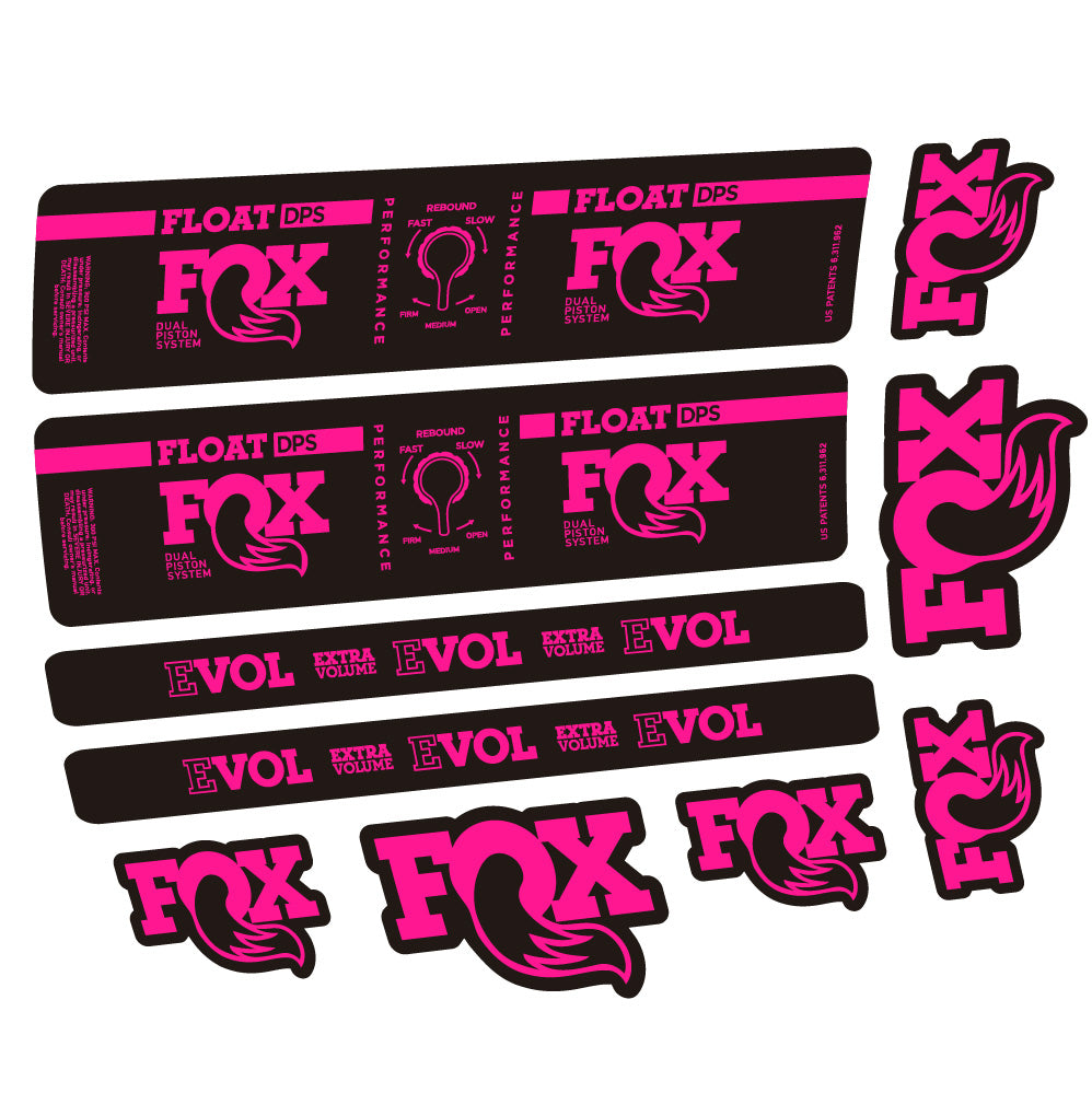 Autocollant Fox Float DPS Performance, Amortisseur, Vélo vinyle autocollant