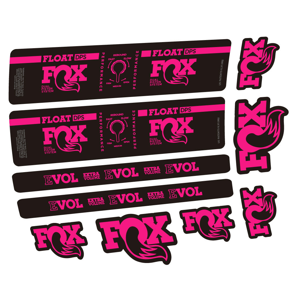 Autocollant Fox Float DPS Performance, Amortisseur, Vélo vinyle autocollant