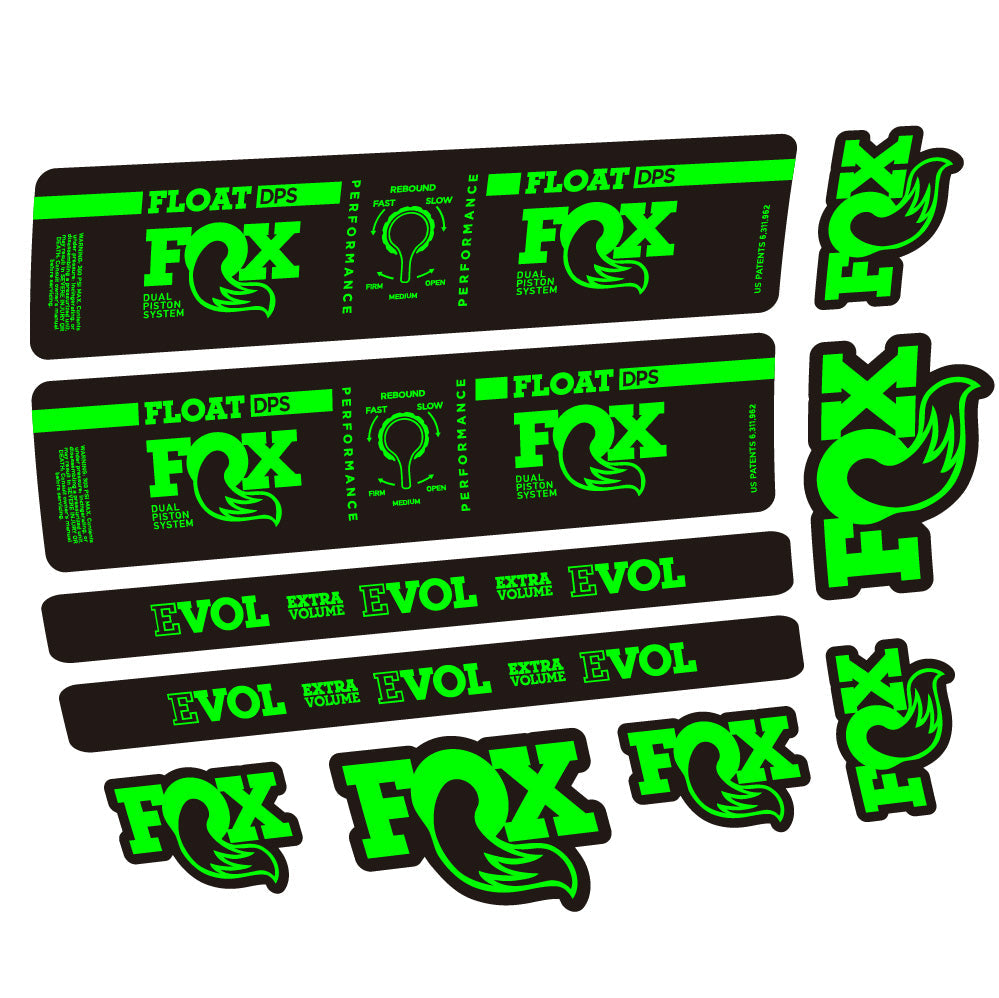 Autocollant Fox Float DPS Performance, Amortisseur, Vélo vinyle autocollant