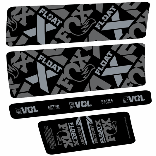 Autocollant Fox Float X Factory, Shock Absorber, Autocollant vélo vinyle