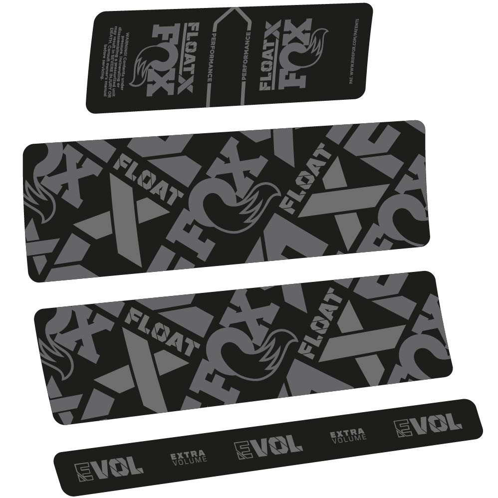 Autocollant Fox Float X Performance 2022, Shock Absorber, Autocollant Vélo vinyle