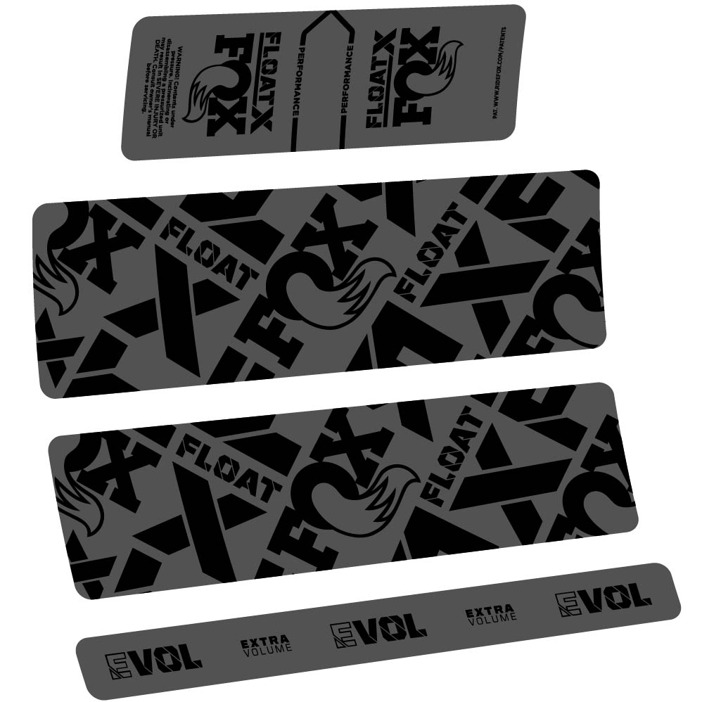 Autocollant Fox Float X Performance 2022, Shock Absorber, Autocollant Vélo vinyle