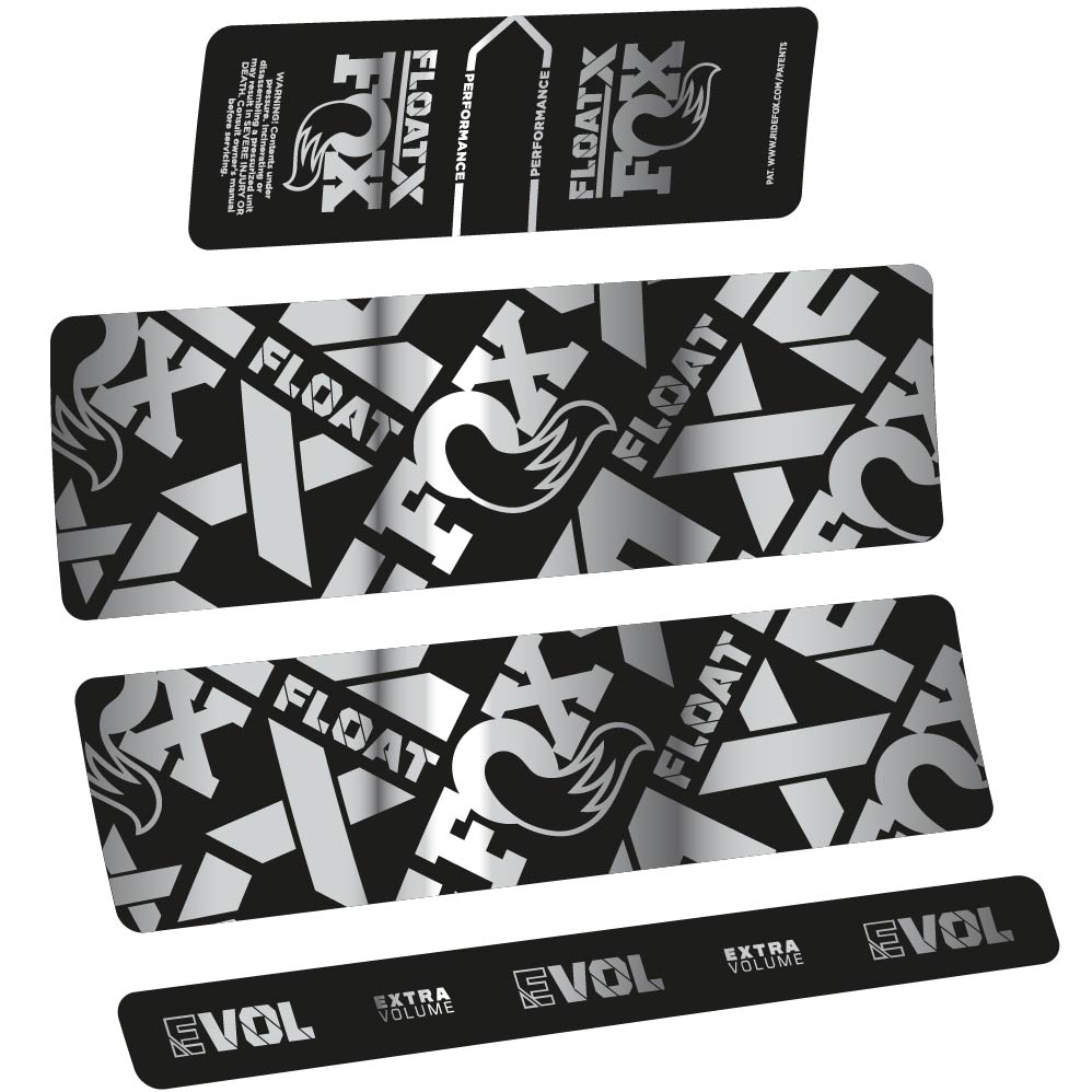 Autocollant Fox Float X Performance 2022, Shock Absorber, Autocollant Vélo vinyle