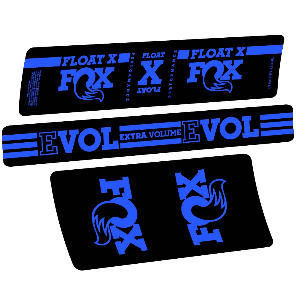 Autocollant Fox Float X, Shock Absorber, Autocollant Vélo vinyle