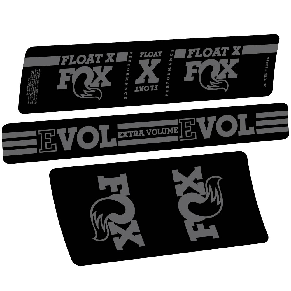 Autocollant Fox Float X, Shock Absorber, Autocollant Vélo vinyle