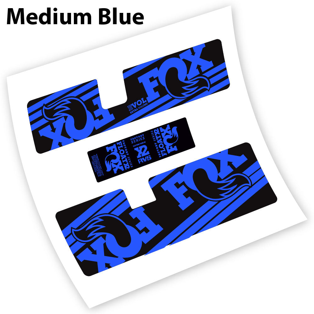 Autocollant Fox Float X2 RVS, Amortisseur, vinyle autocollant