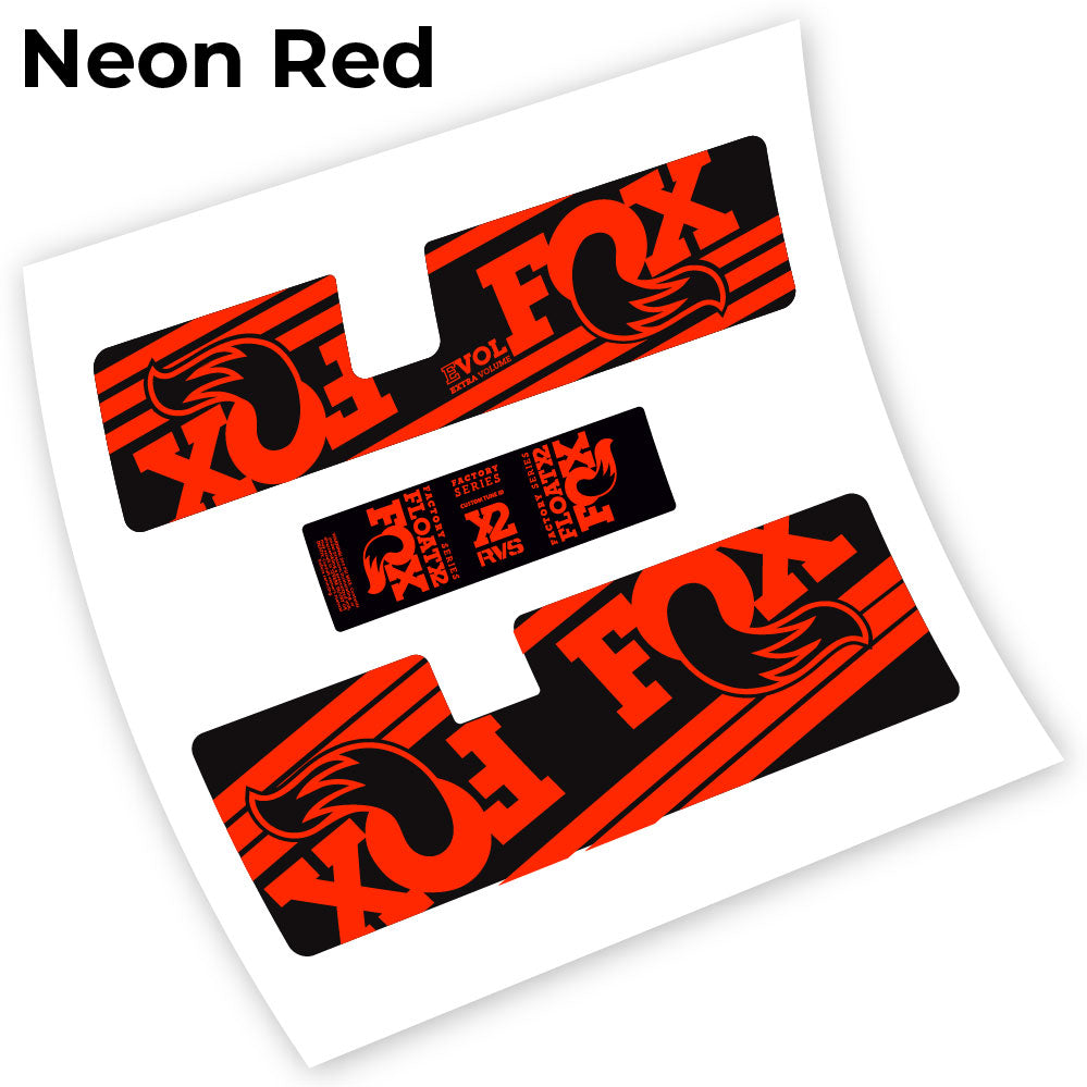 Autocollant Fox Float X2 RVS, Amortisseur, vinyle autocollant