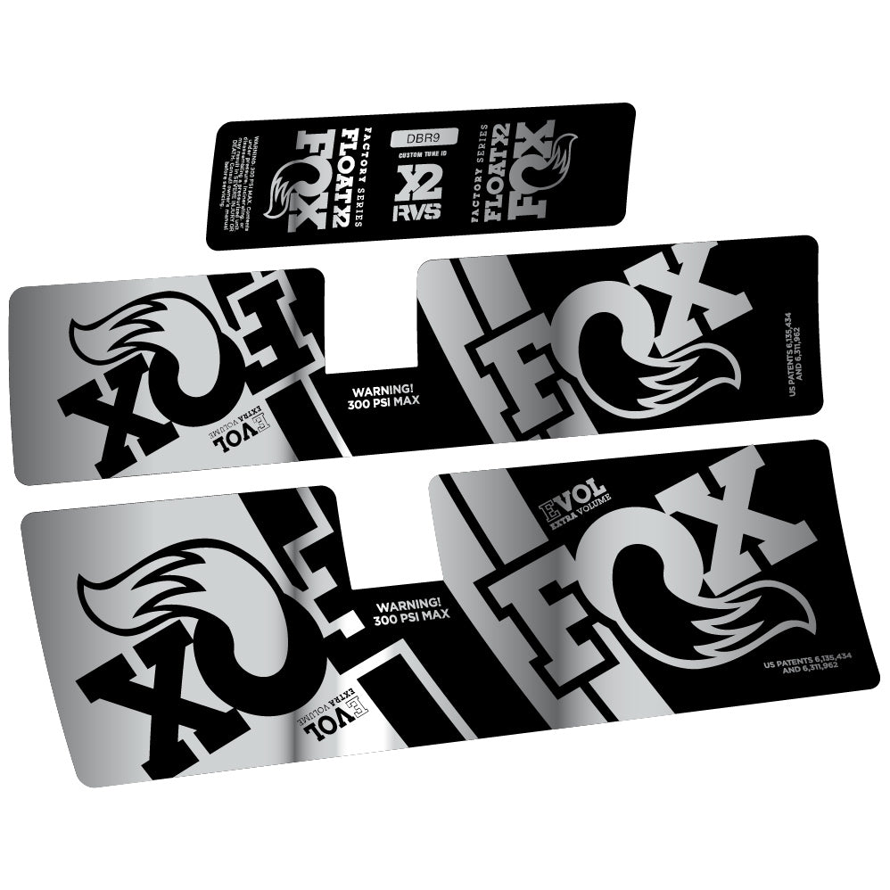 Autocollant Fox Float X2 Performance 2019, Amortisseur, Vinyle autocollant