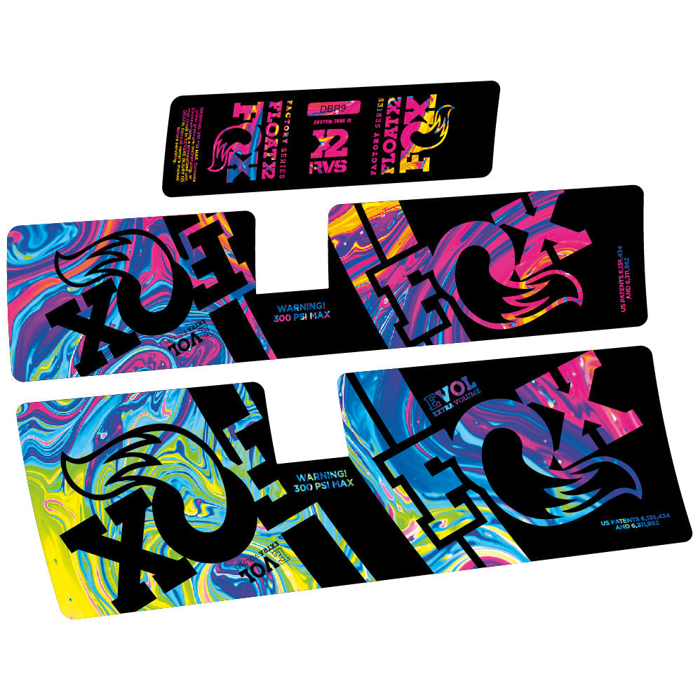 Autocollant Fox Float X2 Performance 2019, Amortisseur, Vinyle autocollant