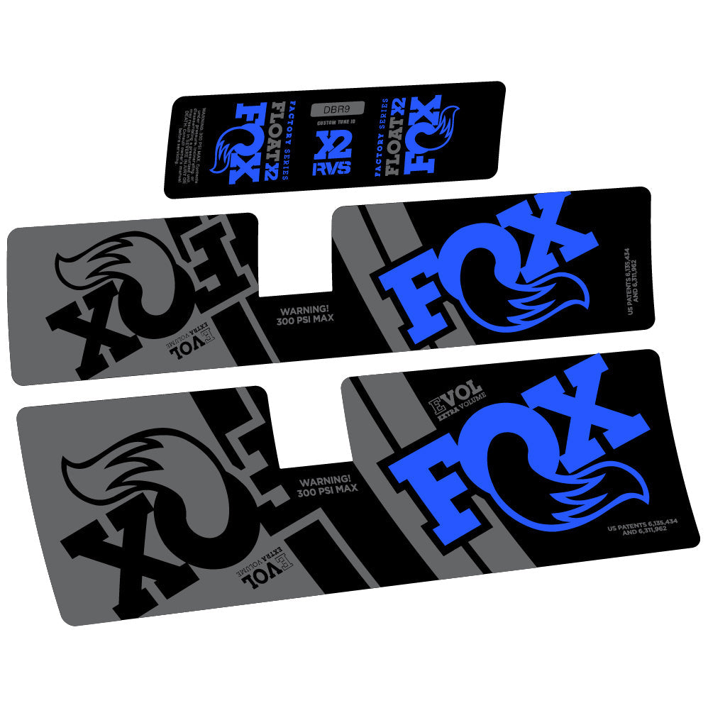Autocollant Fox Float X2 Performance 2019, Amortisseur, Vinyle autocollant