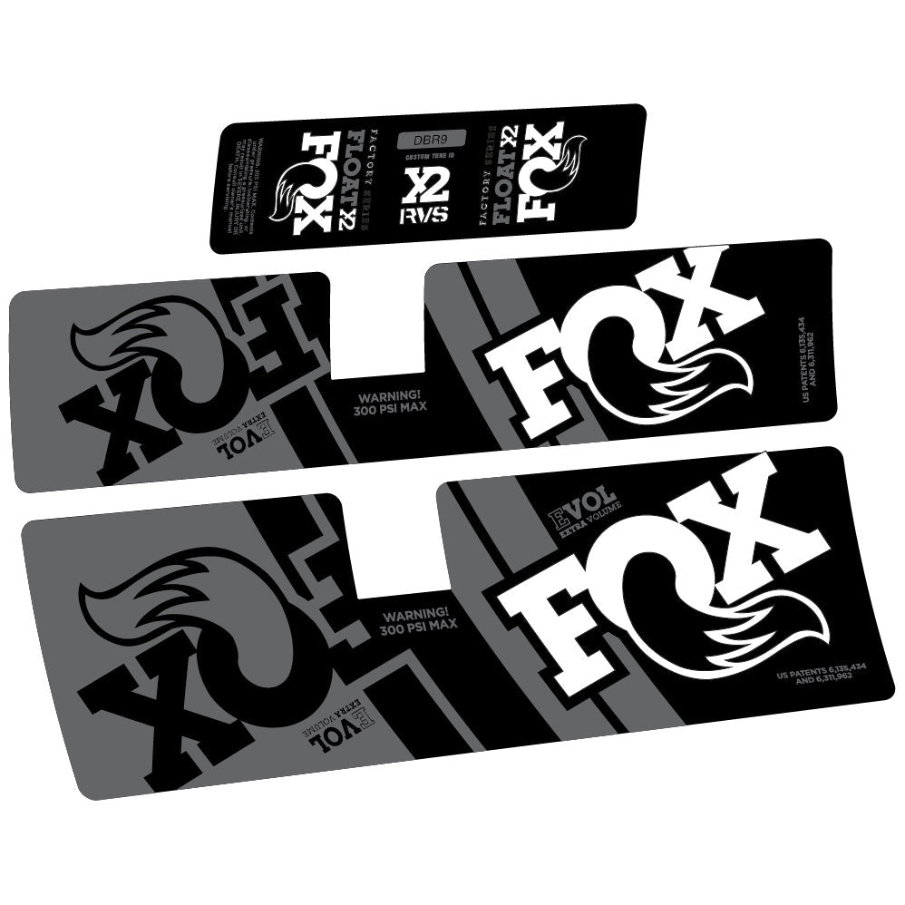 Autocollant Fox Float X2 Performance 2019, Amortisseur, Vinyle autocollant