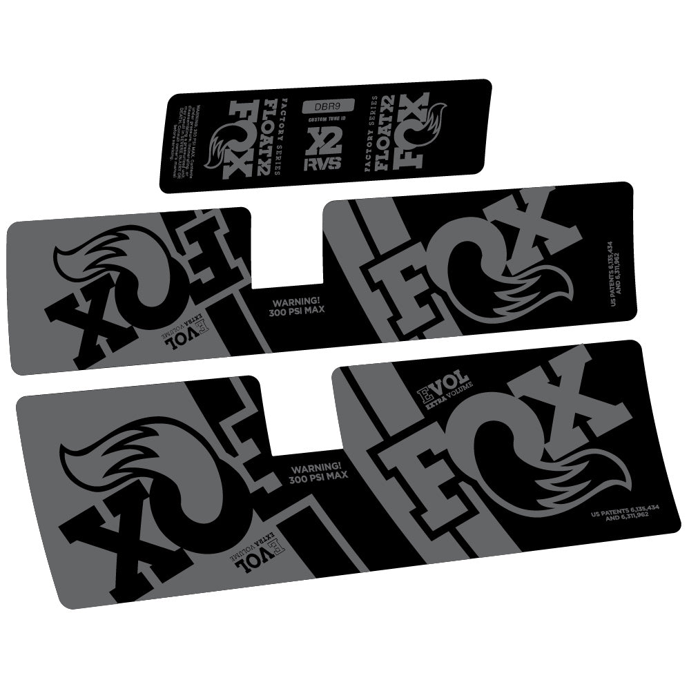 Autocollant Fox Float X2 Performance 2019, Amortisseur, Vinyle autocollant