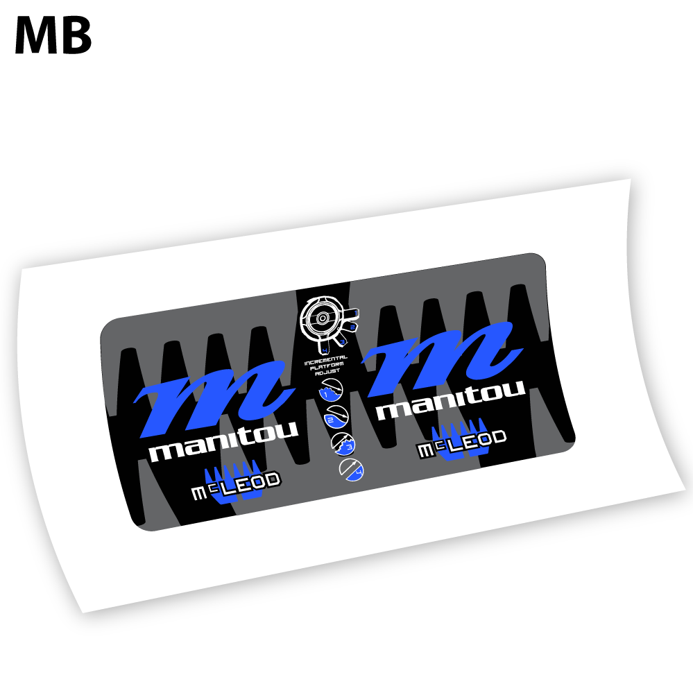 Autocollant Manitou McLEOD 2015, autocollant Amortisseur Vinyle