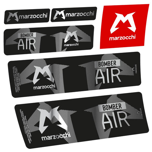 Autocollant Marzocchi Bomber Air 2023-2024, Amortisseur, Autocollant Vélo vinyle