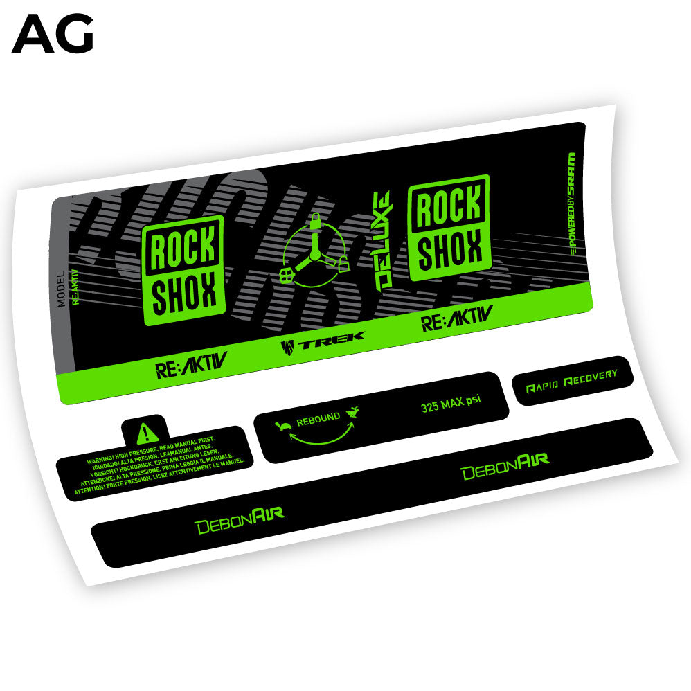 Autocollant, Rock Shox Deluxe Debonair RC3, autocollant Amortisseur Vinyle