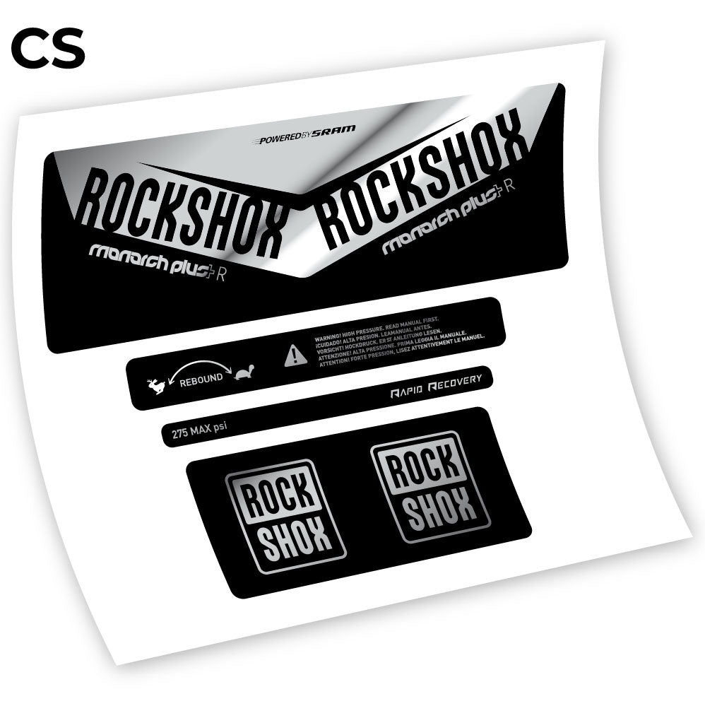 Autocollant, Rock Shox Monarch Plus R 2016, autocollant Amortisseur Vinyle