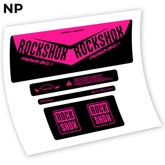 Autocollant, Rock Shox Monarch Plus R 2016, autocollant Amortisseur Vinyle