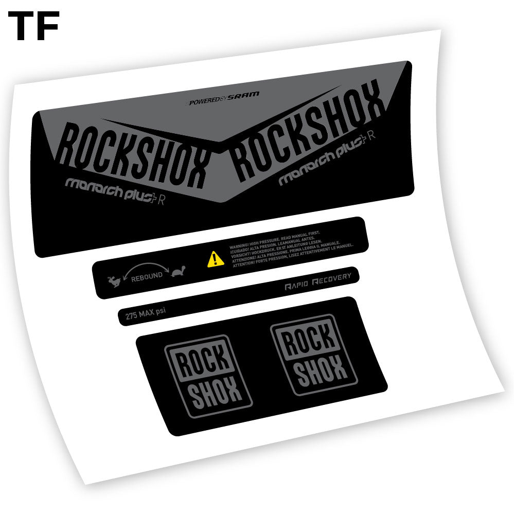Autocollant, Rock Shox Monarch Plus R 2016, autocollant Amortisseur Vinyle