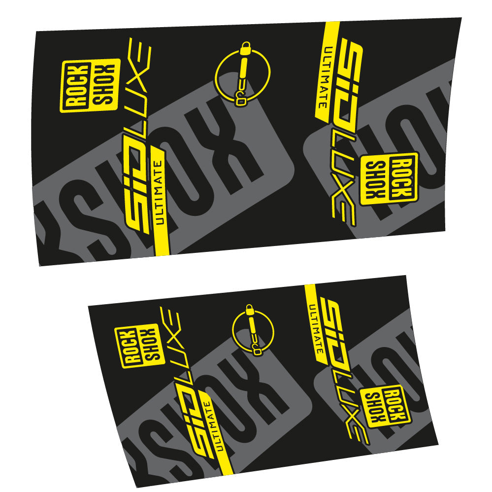Autocollant Rock Shox Sid Luxe Ultimate 2021, Amortisseur, Vélo vinyle sticker