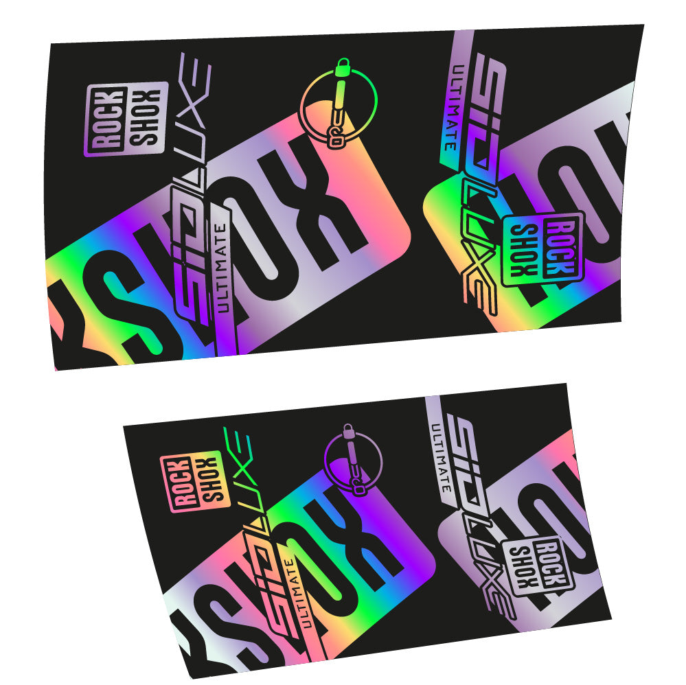 Autocollant Rock Shox Sid Luxe Ultimate 2021, Amortisseur, Vélo vinyle sticker