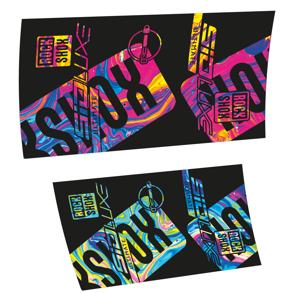 Autocollant Rock Shox Sid Luxe Ultimate 2021, Amortisseur, Vélo vinyle sticker