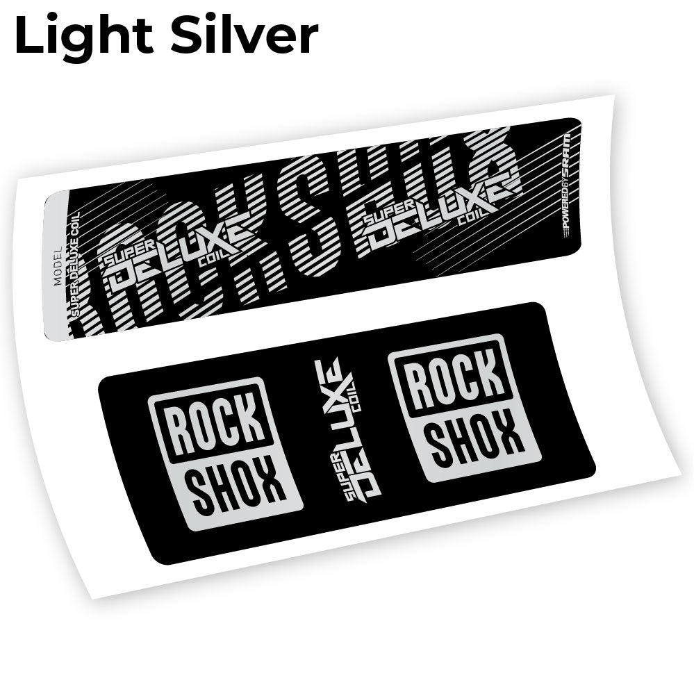 Autocollant, Rock Shox Deluxe Coil 2018, autocollant Amortisseur Vinyle