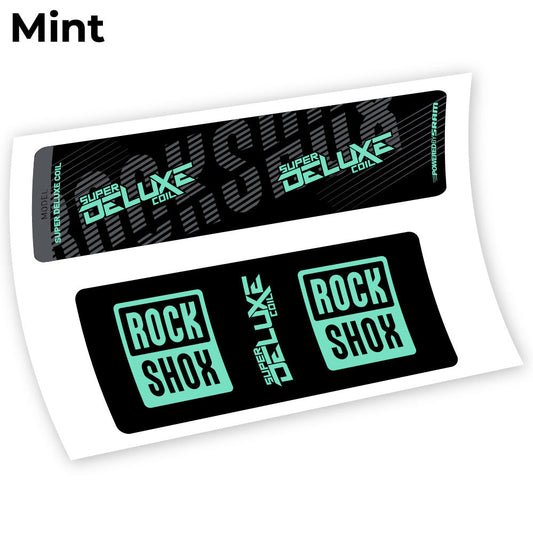 Autocollant, Rock Shox Deluxe Coil 2018, autocollant Amortisseur Vinyle