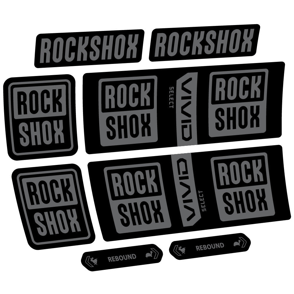 Autocollant RockShox Vivid Coil Select, Shock Absorber, autocollant Vélo vinyle