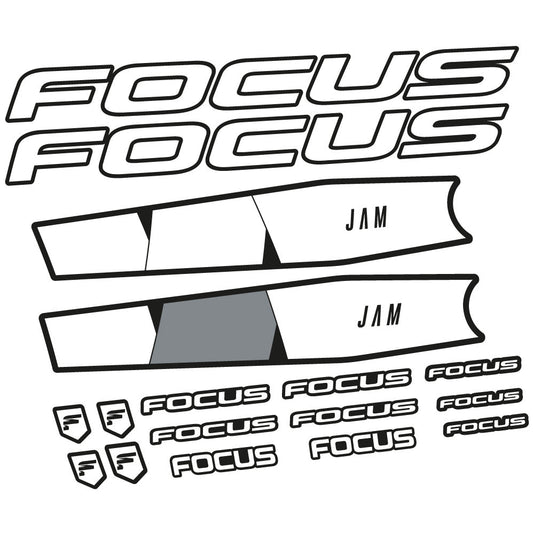 Autocollant Focus Jam 6.8 2021, Cadre, Vélo vinyle sticker