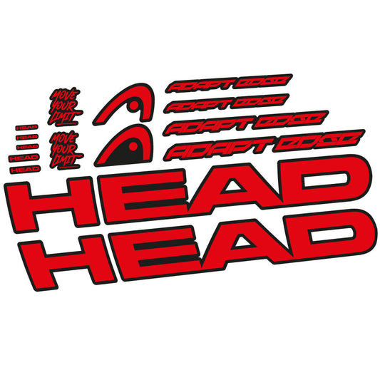 Autocollant Head Adapt Edge III 2023, Cadre, Vélo vinyle sticker