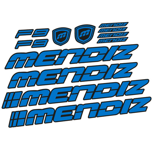 Autocollant Mendiz F9 2021, Cadre, Vélo vinyle autocollant