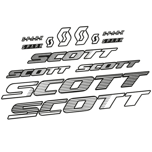 Autocollant Scott Spark RC 2022, Cadre, Vélo vinyle sticker