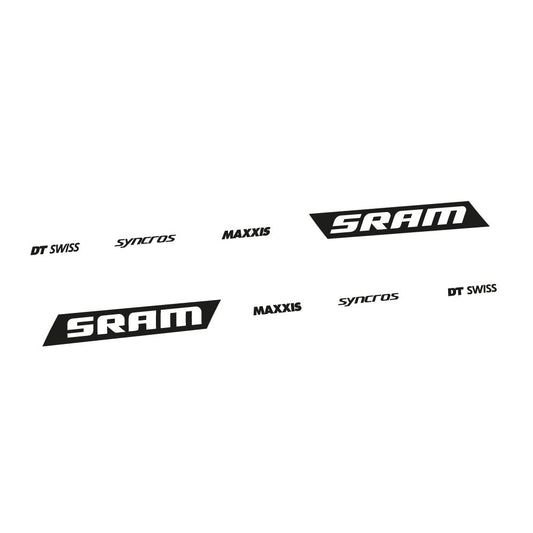 Autocollant Scott Spark RC WC Sram DT Swiss Maxxis Syncross, Cadre swingarm, Vélo vinyle sticker