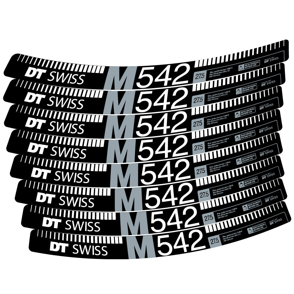 Autocollant DT Swiss M542, Roues VTT 29, Autocollant Vélo vinyle