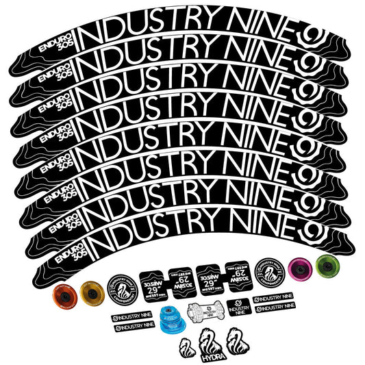 Autocollant Industry Nine Enduro 305 V2, Roues VTT 29, Vélo vinyle sticker